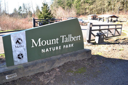 Mt Talbert Nature Park signage Mt Talbert Nature Park signage
